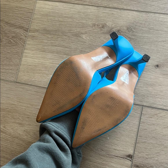 ASOS Vibrant Blue Slingback Heels - Picture 3 of 9